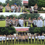 Kapolres Halmahera Utara Anugerahkan Penghargaan kepada Personel Berprestasi dan Tim Evakuasi Korban Erupsi Gunung Dukono