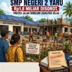 Revitalisasi SMP Negeri 2 Yaru Rp1,8 Miliar Disorot, Proyek Jalan Sebelum Legalitas Jelas