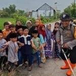 MAS Bhabin Sidomukti Aipda Nanang Sumantri S.H. Gelorakan Peddal Kamtibmas DDS Sobo Kampung, Tanamkan Cinta Lingkungan Dan Persatuan Sejsk Dini