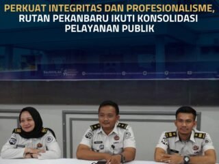 Perkuat Integritas Dan Profesionalisme, Rutan Pekanbaru Ikuti Konsolidasi Pelayanan Publik