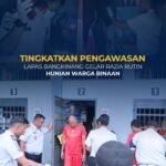 Tingkatkan Pengawasan, Lapas Bangkinang Gelar Razia Rutin Hunian Warga Binaan