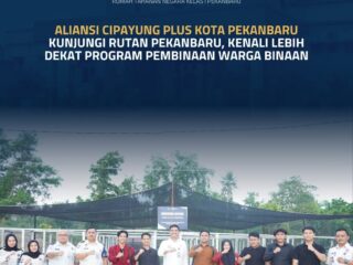 Aliansi Cipayung Plus Kota Pekanbaru Kunjungi Rutan Pekanbaru, Kenali Lebih Dekat Program Pembinaan Warga Binaan