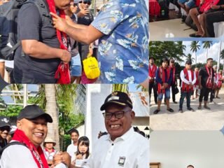 Nuansa Budaya dan Iman Iringi Kedatangan Pengurus AMGPM Daerah Tanimbar Selatan di Namtabung