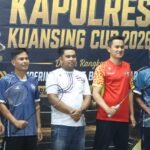 Kapolres Kuantan Singingi Resmi Buka Turnamen Badminton Kapolres Kuansing Cup Tahun 2026 Di Pangean