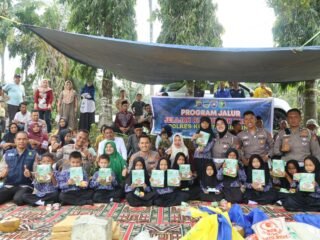 Program JALUR Polres Kuansing Hadir Di Tanjung Simandolak, Dekatkan Layanan Dan Perkuat Sinergi Dengan Masyarakat