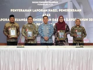 Wali Kota Sabang Kembali Meraih Opini WTP dari BPK