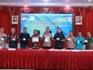 Polres Kampar Ekpos Penangkapan Narkoba 717 Gram Sekaligus Musnahkan BB Narkoba Hampir 2 KG
