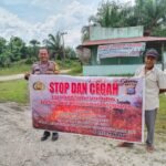 Polsek Jajaran Polres Kuansing Gencarkan Sosialisasi Pencegahan Karhutla Kepada Masyarakat