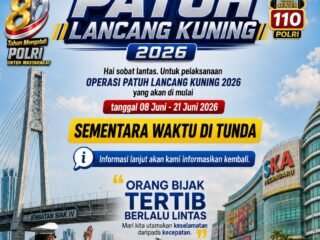 Korlantas Polri Tunda Operasi Patuh 2026, Ditlantas Polda Riau Ajak Masyarakat Tetap Tertib Berlalu Lintas
