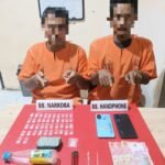 Bravo, Polsek Tapung Berhasil Ungkap Peredaran Narkoba 2 Tersangka Diamankan, 42 Paket Sabu Dengan Berat 7,12 Gram Siap Edar Disita