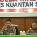 Kapolres Kuansing Sambut Supervisi Pembinaan Polmas Dit Binmas Polda Riau, Tekankan Sinergi Polri Dan Masyarakat