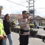Polres Lampung Barat Amankan Aksi Unjuk Rasa LSM Laskar NKRI di Kejaksaan Negeri Lampung Barat
