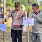 Polsek Pangean Dukung Ketahanan Pangan Melalui Penanaman Jagung Pipil Di Desa Pulau Tengah