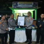 Kapolres Kampar Kunjungi Desa Bukit Kemuning – Resmikan Kampung Atm, Serahkan Bantuan Dan Sarana Keamanan