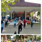 Danramil Srono Bersama Forkopimca Gelar Senam Bersama, Perkuat Sinergi dan Budaya Hidup Sehat