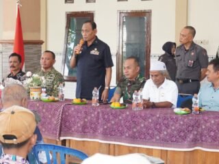 Perkuat Ketahanan Pangan, Dandim 0812/Lamongan Sambut Kunjungan Tim BACADNAS KEMHAN RI di Desa Sukolilo.