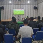 Semangat Kebersamaan Warnai Nobar Piala Dunia Bersama Kodim 0422/Lampung Barat