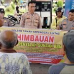 Polsek Tanah Sepenggal Lintas Intensifkan Pengawasan Di SPBU Simpang Somel, Cegah Penyalahgunaan BBM Bersubsidi