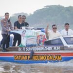 Kapolres Kuansing Hadiri Final Festival Pacu Jalur Event Kebudayaan Rayon I Kecamatan Inuman Tahun 2026