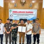 Kapolres Bungo Mengikuti Kegiatan Deklarasi Pemilihan Rio (Pilrio) Serentak, Guna Mewujudkan Pesta Demokrasi Desa Yang Aman