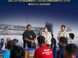 Lapas Narkotika Rumbai Gelar Assessment ODHA Dan NAPZA Bagi Warga Binaan