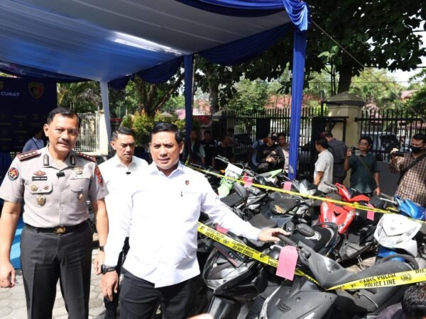 Polda Riau Bongkar Begal Sadis Dan Sindikat Curanmor, 18 Kendaraan Hasil Kejahatan Diamankan