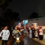 Bhabinkamtibmas Jatikarya Laksanakan Monitoring Persiapan Pawai Obor Tahun Baru Islam Bersama Jamaah Masjid At-Taubah