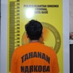 Tim Elang Kuantan Ringkus Diduga Pengedar Sabu Di Koto Sentajo, Polisi Sita 2,48 Gram Barang Bukti