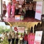 Polres Kampar Dan Bhayangkari Hadir Di Tengah Masyarakat, Giat Anjang Sana Meriahkan Hari Bhayangkara Ke-80
