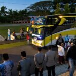 Polres Tanggamus Kerahkan 30 Personel Amankan Pemulangan Jamaah Haji Kloter 19 JKG
