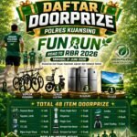 Polres Kuansing Fun Run Road To RBR 2026, Puluhan Doorprize Menanti