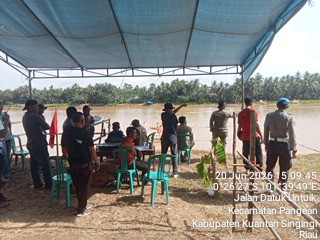 Pengamanan Hari Kedua Festival Pacu Jalur Tradisional Piala Bupati Kuantan Singingi 2026 Berjalan Aman Dan Kondusif