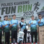 Kapolres Kuansing Lepas Peserta Fun Run 2026, Dalam Rangka HUT Bhayangkara Ke-80, Polri Untuk Masyarakat