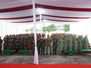 Pangdam Radin Inten Kunjungi Kodim 0422/Lampung Barat, Tegaskan Pentingnya Soliditas dan Profesionalisme Prajurit.