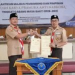 Pelantikan Saka Pramuka Anti Narkoba, Sekda Ajak Wujudkan Sukabumi Bersih Narkoba