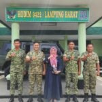 Dandim 0422/Lampung Barat Terima Audiensi Dari Kepala Rumah Sakit Umum Daerah Alimuddin Umar 