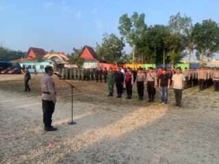 Wakapolres Kuansing Pimpin Apel Pengamanan MTQ Ke-44 Riau Dan Pacu Jalur Rayon II, 752 Personel Gabungan Disiagakan