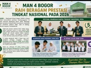 MAN 4 Bogor Torehkan Beragam Prestasi Nasional, 15 Siswa Lolos SNBP ke PTN pada 2026