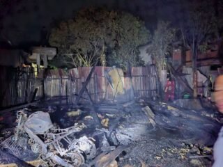 Seorang Lansia Meninggal Dunia, Rumah Terbakar Di Jujuhan Ilir