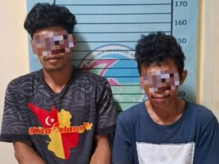 POLRES ACEH TENGGARA TANGKAP DUA PENGEDAR SABU DI DESA AMALIAH