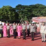 Kapolres Halmahera Selatan Pimpin Korps Raport, 47 Personel Terima Kenaikan Pangkat