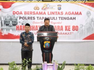 Polres Tapanuli Tengah Gelar Doa Bersama Lintas Agama Jelang Hari Bhayangkara Ke-80