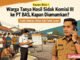 Warga Pertanyakan Hasil Sidak Komisi III DPRD Bengkulu Utara ke PT BAS   