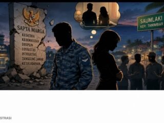 Prahara Moral di Saumlaki: Oknum TNI-AU Beristri Diduga Kuat "Kumpul Kebo", Sapta Marga Dinodai!