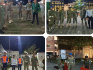 SATPOL PP LOMBOK TENGAH AMANKAN MALAM PENUTUPAN MTQ XXXI PROVINSI NTB
