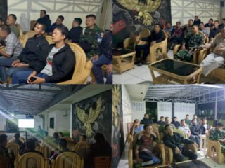 Kodim 0423/BU Gelar Nobar Piala Dunia 2026 Bersama Masyarakat, Pererat Kemanunggalan TNI-Rakyat