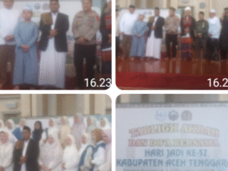 MENYAMBUT HARI JADI KABUPATEN ACEH TENGGARA YANG KE 52 BUPATI H.SALIM FAKHRY.S.E.MM. GELAR TABLIGH AKBAR.
