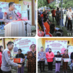 Respon Aspirasi Warga, Kapolda Malut dan Ketua Bhayangkari Daerah Malut Salurkan Bantuan Sosial ke Desa Sibenpopo