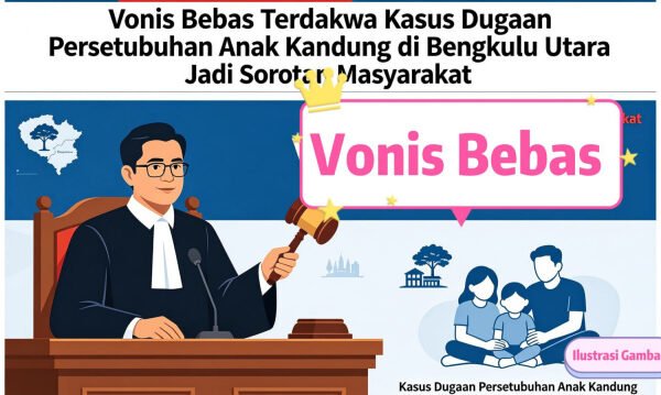 Vonis Bebas Terdakwa Kasus Dugaan Persetubuhan Anak Kandung di Bengkulu Utara Jadi Sorotan Publik    
