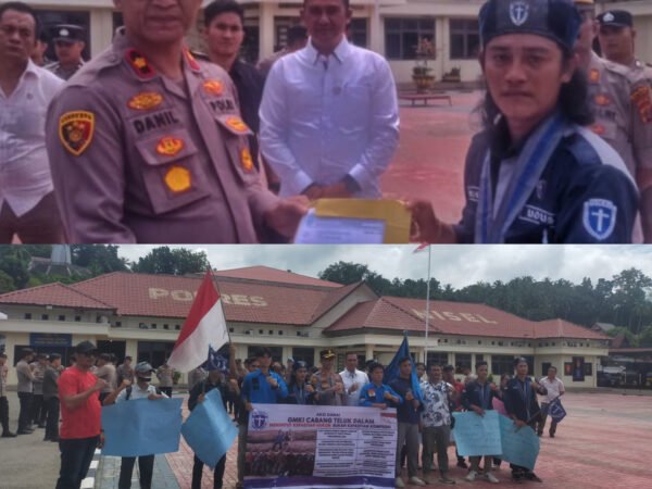 GMKI Telukdalam Gelar Aksi Tutup Mulut di Polres Nias Selatan, Soroti Ketidakjelasan Penanganan Dumas